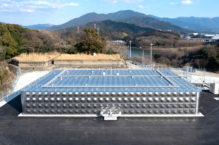 粕屋南配水池２号池築造工事 実績写真1